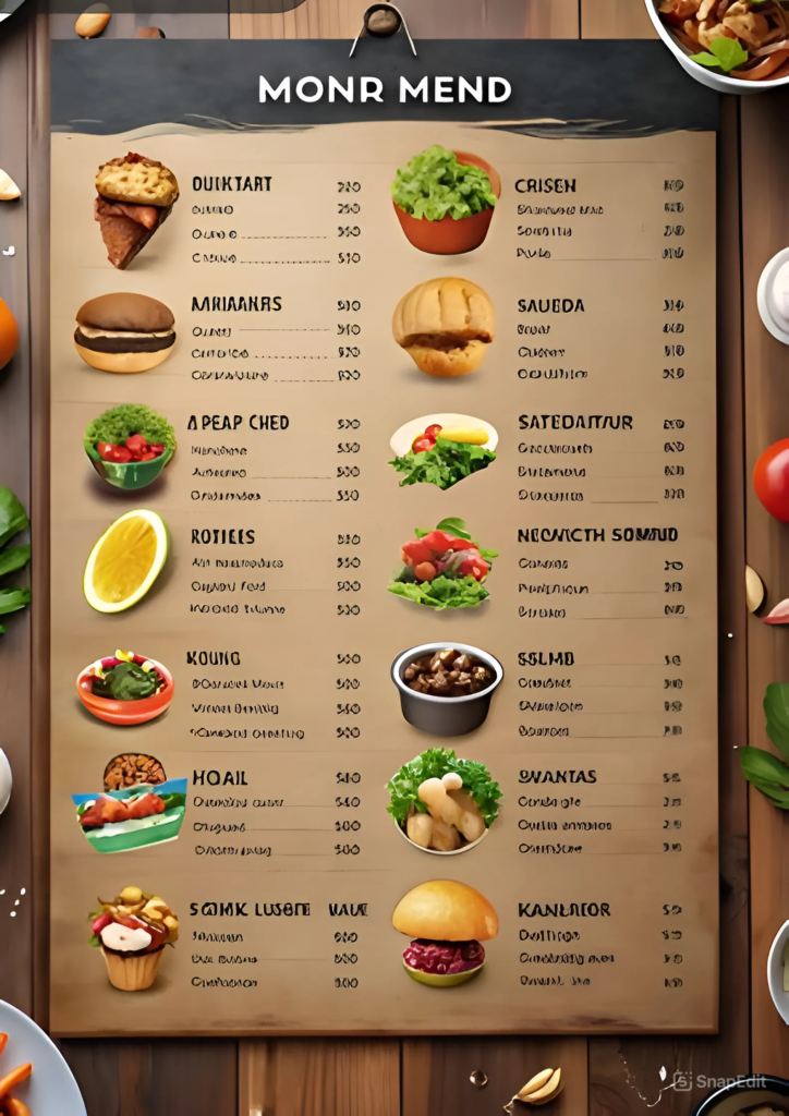 The Importance of a Well-Designed Menu Card: Why Every Customer Should Pay Attention